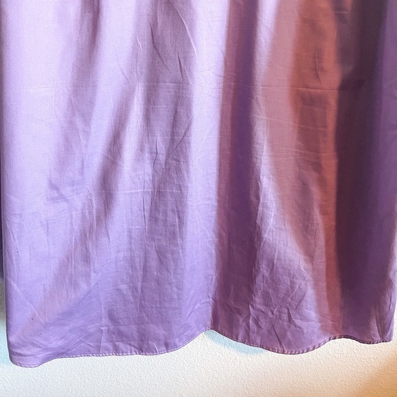 Van Heusen Big Fit Stretch Flex Wrinkle Free Dress Shirt Lavender - Picture 7 of 15
